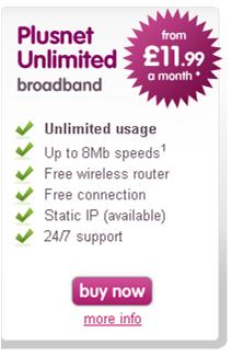 plusnet unlimited option