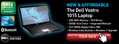 New Dell Vostro 1015 Laptop - Click here for details