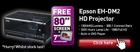 Epson EH-DM2 HD Projector with DVD Player