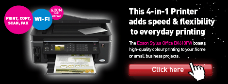 Epson Stylus Office BX610FW 4-in-1 printer with integrated Wi-Fi