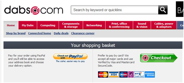 PayPal Checkout Screenshot