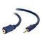 C2G 2m Velocity™ 3.5mm M/F Stereo Audio Extension Cable