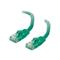 C2G .5m Cat5E 350 MHz Snagless Patch Cable - Green