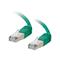 C2G 15m Shielded Cat5E Moulded Patch Cable - Green