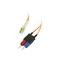 C2G 5m LC/SC LSZH Duplex 62.5/125 Multimode Fibre Patch Cable - Orange