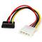 StarTech.com 6in 4 Pin Molex to Left Angle SATA Power Cable Adapter