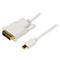 StarTech.com 3 ft Mini DisplayPort to DVI Adapter Converter Cable – Mini DP to DVI 1920x1200 - White