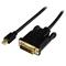 StarTech.com 6 ft Mini DisplayPort to DVI Active Adapter Converter Cable - 2560x1600 – Black