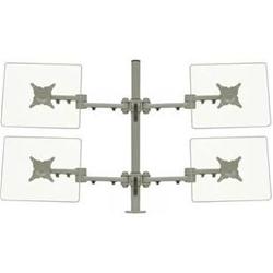 ErgoMounts Desk Mount For 23" Screens - Silver