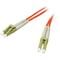 C2G 20m LC-LC 62.5/125 OM1 Duplex Multimode PVC Fibre Optic Cable (LSZH) - Orange