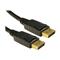Cables Direct 2m Locking DisplayPort Male - Male Cable Black