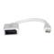 C2G 15cm Mini DisplayPort Male to DisplayPort Female Adapter Cable - White