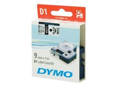Office Supplies Eslte Dymo Tape 9mmx7m Black/white 40913          