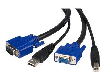 StarTech.com 6 ft 2-in-1 USB KVM Cable