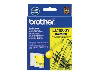 Brother LC1000Y - Print cartridge - 1 x yellow