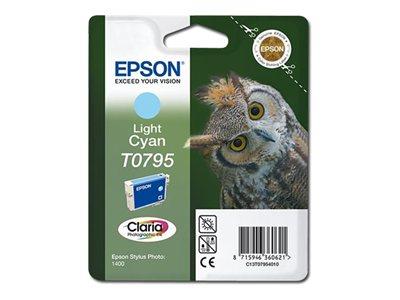 Epson C13T079540A0 Light Cyan Ink for Photo 1400
