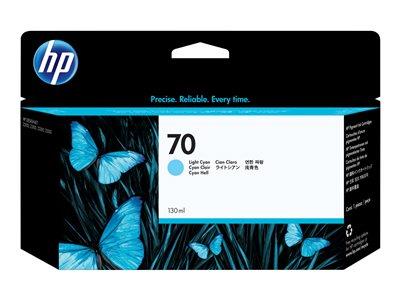 HP 70 130-ml Light Cyan Ink Cartridge