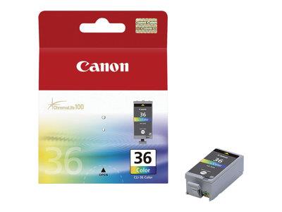 Canon CLI-36 Colour Ink Tank (Black/Cyan/Magenta/Yellow)