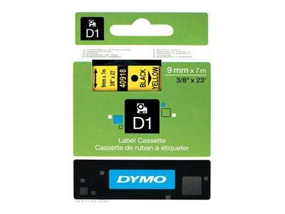 DYMO D1 9mm Tape - Black on Yellow