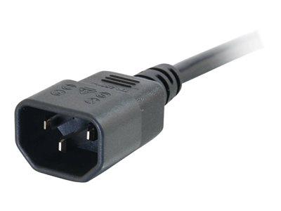 C2G 1m 18 AWG Computer Power Extension Cord (IEC320C13 to IEC320C14)