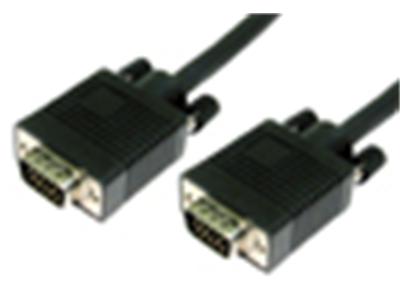 Cables Direct 2M HD15 M-HD15 M-SVGA BLACK