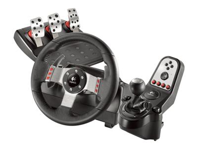 Logitech G27 Racing Wheel - Wheel, Pedals & Gear Shift Lever Set - PC, PS3  & PS2 (941-000047)