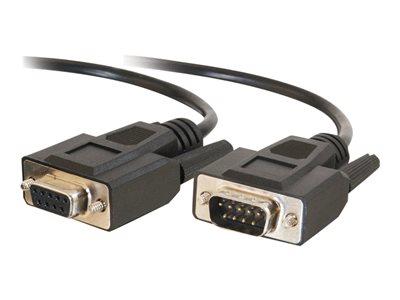 C2G 3m DB9 M/F Extension Cable - Black