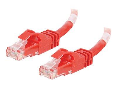 C2G 0.5m Cat6 550 MHz Snagless Crossover Cable - Red