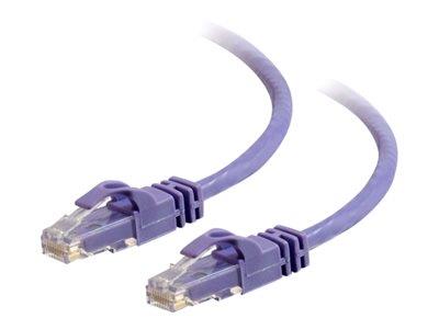 C2G 1m Cat6 550 MHz Snagless Patch Cable - Purple