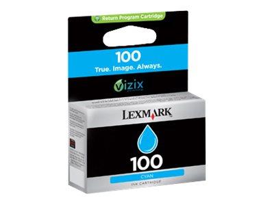 Lexmark 100 Cyan Return Program Ink Cartridge
