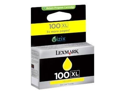 Lexmark 100XL Yellow High YLD Return Programme Cartridge
