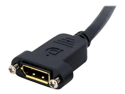 StarTech.com 3ft DisplayPort Panel Mount Cable - F/M
