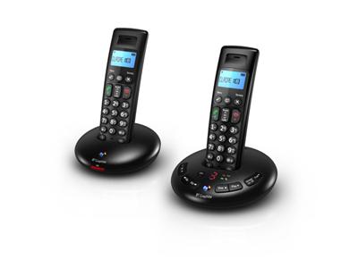BT Graphite 2500 Twin Cordless Phone With Answer Machine