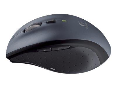 Logitech M705 Wireless Marathon Mouse - 2.4Ghz USB Wireless Receiver - Silver