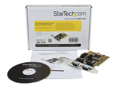StarTech.com 2 Port RS232/422/485 PCI Serial Adapter Card w/ ESD Protection