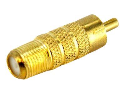 StarTech.com RCA to F Type Coaxial Adapter M/F