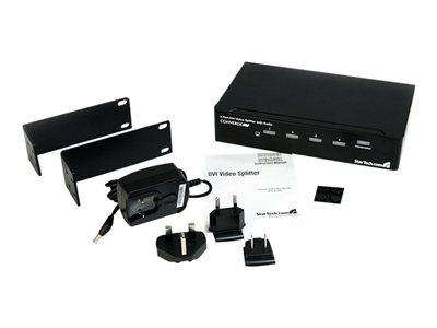 StarTech.com 4 Port DVI Video Splitter with Audio