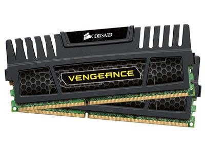 Corsair 8GB (2x4GB) DDR3 1600Mhz CL9 Vengeance Black Performance Desktop Memory Kit
