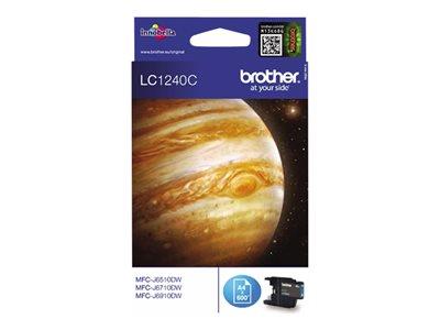Brother LC1240C - Print cartridge - 1 x cyan - 600 pages