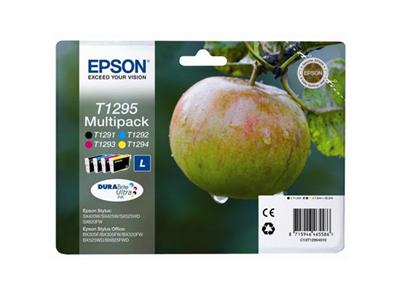 Epson T1295 Multipack Black/Yellow/Cyan/Magenta Print Cartridge