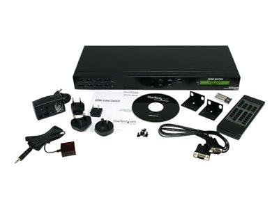 StarTech.com 4x4 HDMI Matrix Video Switch Splitter with Audio and RS232