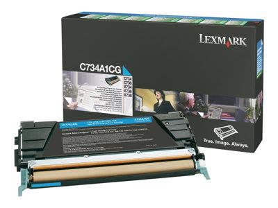 Lexmark - Toner cartridge - 1 x cyan - 6000 pages - LCCP, LRP