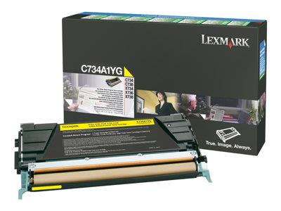Lexmark - Toner cartridge - 1 x yellow - 6000 pages - LCCP, LRP