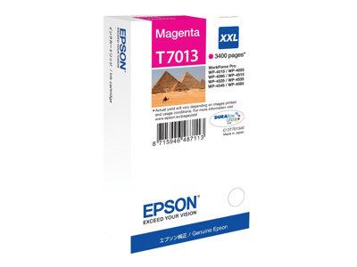 Epson Print cartridge - XXL - 1 x Magenta - 3400 pages - for WorkForce Pro WP4000/4500 Series