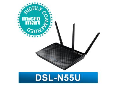 Asus DSL – N55U Black Diamond Dual Band Wireless – N Gigabit