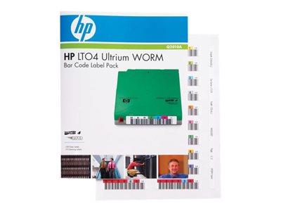 HP LTO4 Ultrium WORM Automation Bar Code Labels (110 pack)