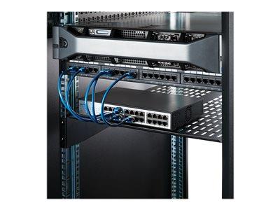 StarTech.com 2U 22in Vented Rack Mount Shelf – Fixed Server Rack Cabinet  Shelf - 50lbs / 22kg (CABSHELF22V)