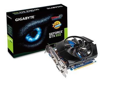 Gigabyte GeForce GTX 650 2GB PCI-Express 3.0 HDMI OC