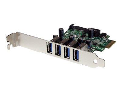 StarTech.com 4 Port PCI Express PCIe SuperSpeed USB 3.0 Controller Card Adapter with UASP