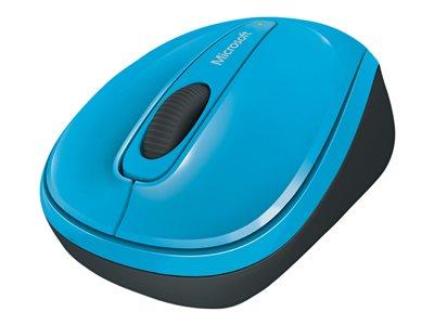 Microsoft Wireless Mobile Mouse 3500 - Cyan Blue Gloss